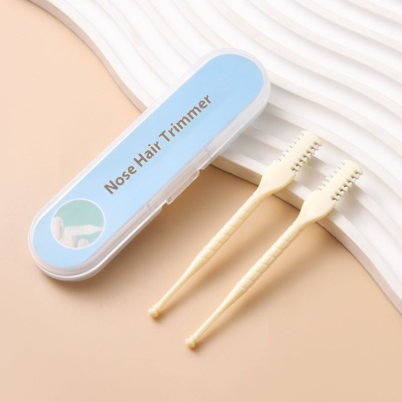 Double-sided Nose Hair Manual With Comb Teeth Nose Hair Trimmer