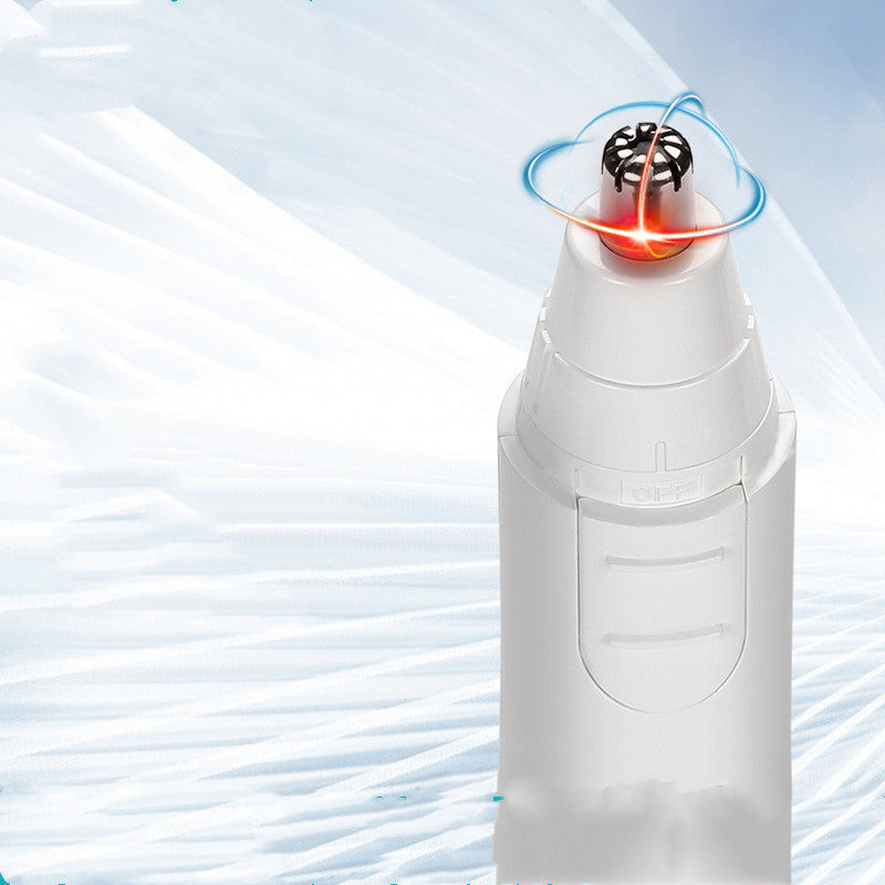 Portable electric nose hair trimmer