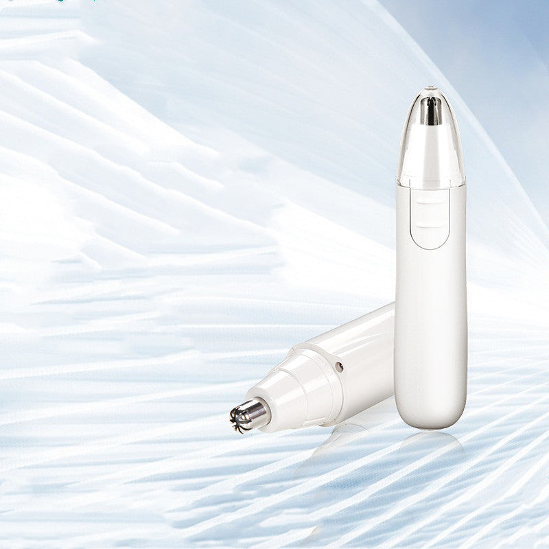 Portable electric nose hair trimmer