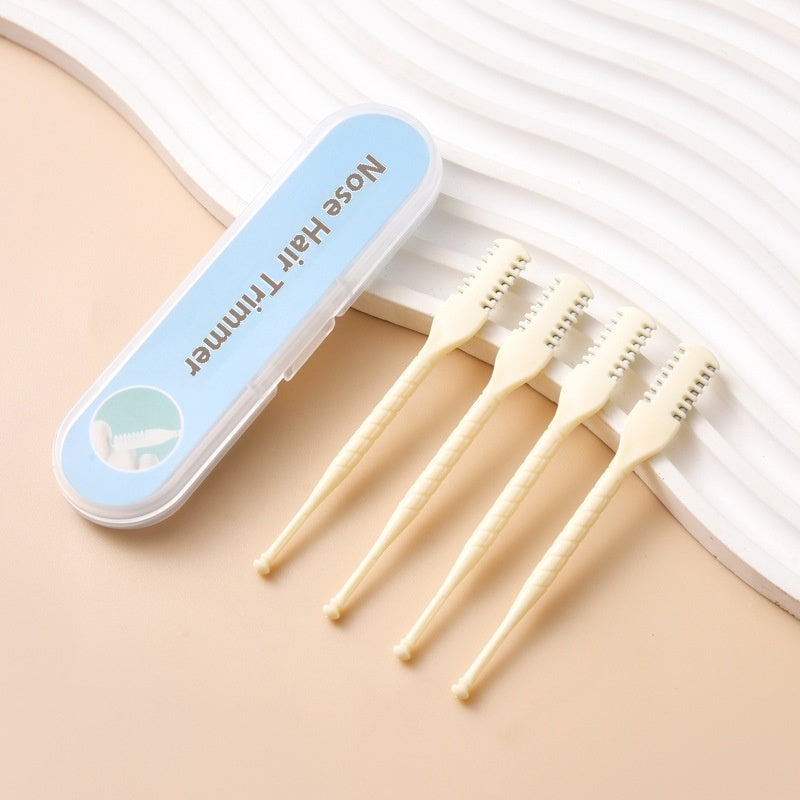 Double-sided Nose Hair Manual With Comb Teeth Nose Hair Trimmer