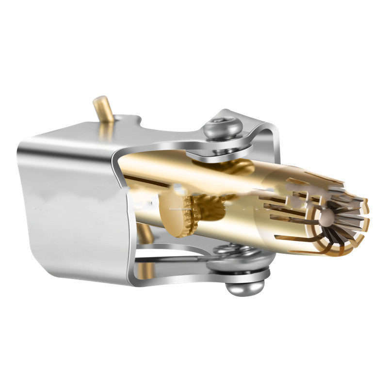 Stainless Steel Nose Hair Clipper Manual Nose Hair Trimmer Mechanical Nose Hair Shaver