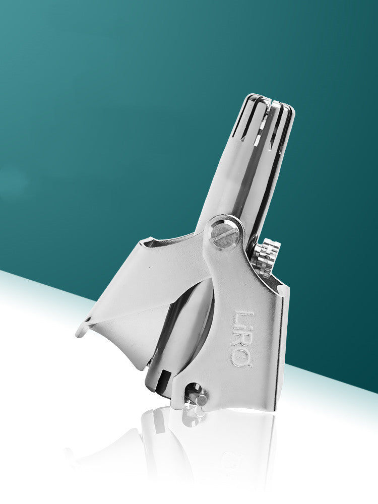 Stainless steel nose hair trimmer