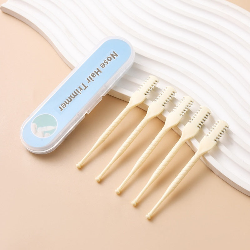 Double-sided Nose Hair Manual With Comb Teeth Nose Hair Trimmer