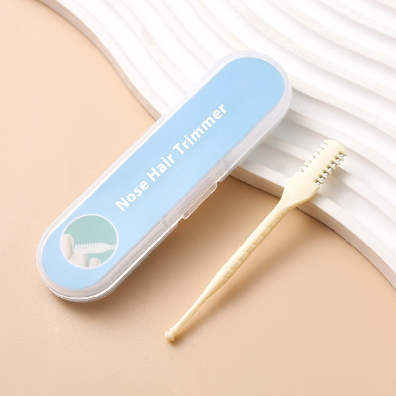 Double-sided Nose Hair Manual With Comb Teeth Nose Hair Trimmer