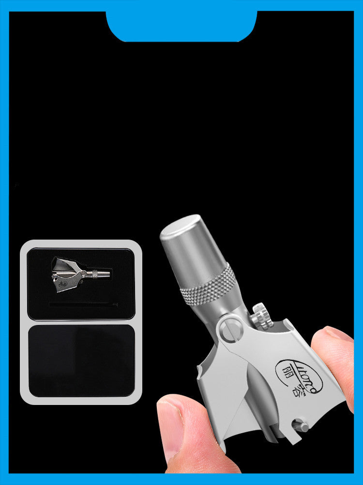 Stainless steel nose hair trimmer