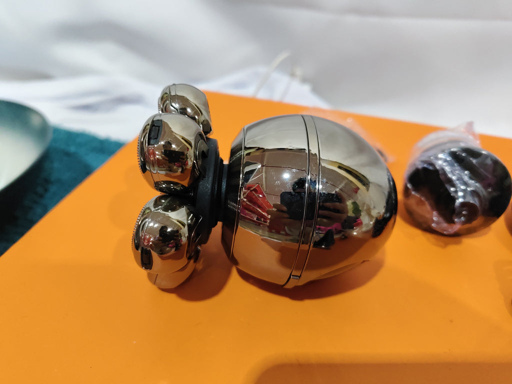 Men's Electric Shaver Floating Head  USB Charging Dock LCD Waterproof Portable Nose Hair Trimmer Bald Razor Machine Shaving