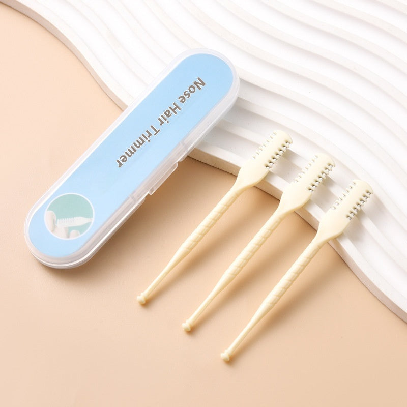 Double-sided Nose Hair Manual With Comb Teeth Nose Hair Trimmer